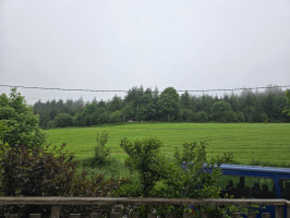 Ankunft in unserer Herberge in Saint Genest Malifaux.