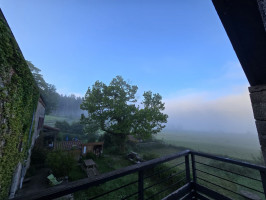 Früh am morgen erst mal das Wetter prüfen.