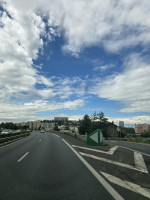 Der tägliche Weg in die Betriebe am frühen morgens nach St. Étienne.